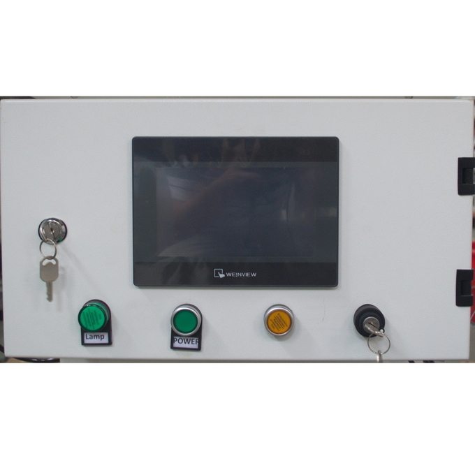 Ferro da imprensa do vapor do ISO 9001 para a roupa PLC 1 do tela táctil de 220 volts