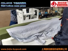 Máquina inferior da imprensa livre do enrugamento da selagem da emenda da camisa