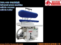 Lavanderia manual pressão a vapor seca pressão de tecido máquina grande buck embutida caldeira a vapor & unidade de vácuo