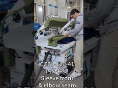 Máquina de pressão de mangas de blazer