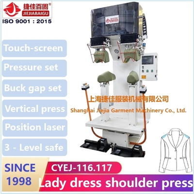 Equipamento passando do vapor vertical da máquina de pressão do revestimento da senhora Blazer Double Shoulder
