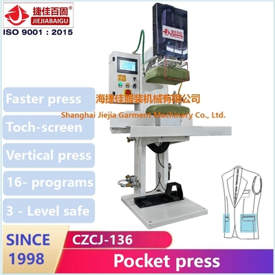 Controle de tela de toque PLC Traje Prensa Máquina de Vestido Bolso 220V 50HZ