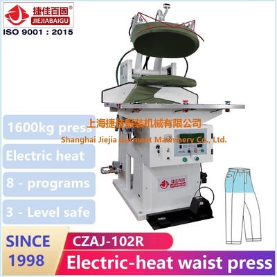 Vapor livre 1.7KW da máquina de pressão das calças do enrugamento de alta pressão