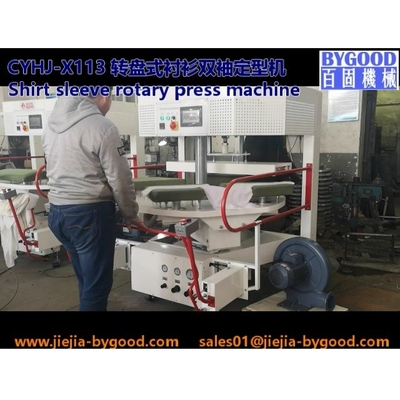 volta giratória da máquina da imprensa da camisa &amp; imprensa vertical para a luva dobro