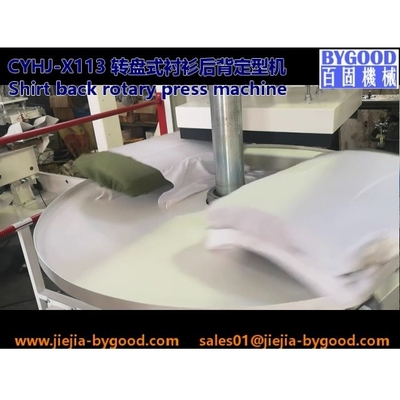 Máquina de pressão da camisa para o deslocamento giratório da parte traseira do corpo e a máquina passando da camisa vertical da imprensa CYHJ-S132