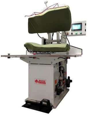 A senhora PU Jacket Pressing Machine do terno do blazer saiu para trás com o sistema de aquecimento de vapor