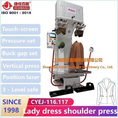 Equipamento passando do vapor vertical dobro do ombro para a senhora PU Blazer Jacket Dress