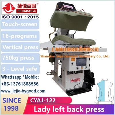 Máquina passando do vestuário da série completa para a senhora Dress Back