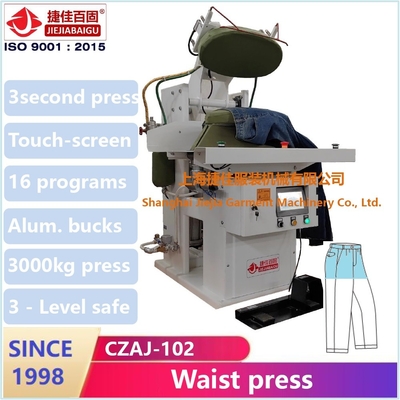 Máquina de prensagem de calças com tela sensível ao toque PLC Full Range com Mitsubishi Fast High Pressure